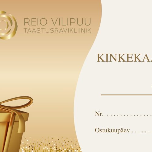 Taastusravi kinkekaart