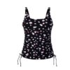 Anita Care Valbella Tankini Top, L9 6595-1, black-white, suurus B 42=85