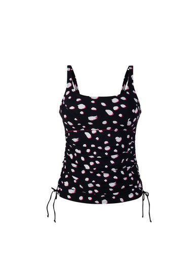 Anita Care Valbella Tankini Top, L9 6595-1, black-white, suurus B 42=85 - Image 3