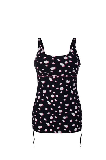 Anita Care Valbella Tankini Top, L9 6595-1, black-white, suurus B 42=85 - Image 4