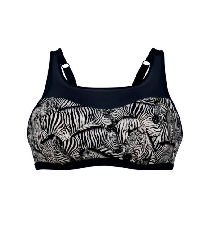 Anita Care Toliara Top, M1 6553-1, black-white, suurus B 38=75