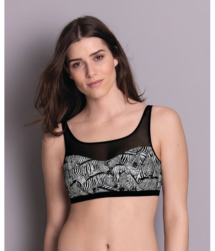 Anita Care Toliara Top, M1 6553-1, black-white, suurus B 38=75