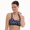 Anita Care Nola Top, M4 6511-1, black/pool blue, C 42=85